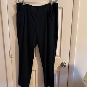 Chic Black Ankle-Length Women's Pants